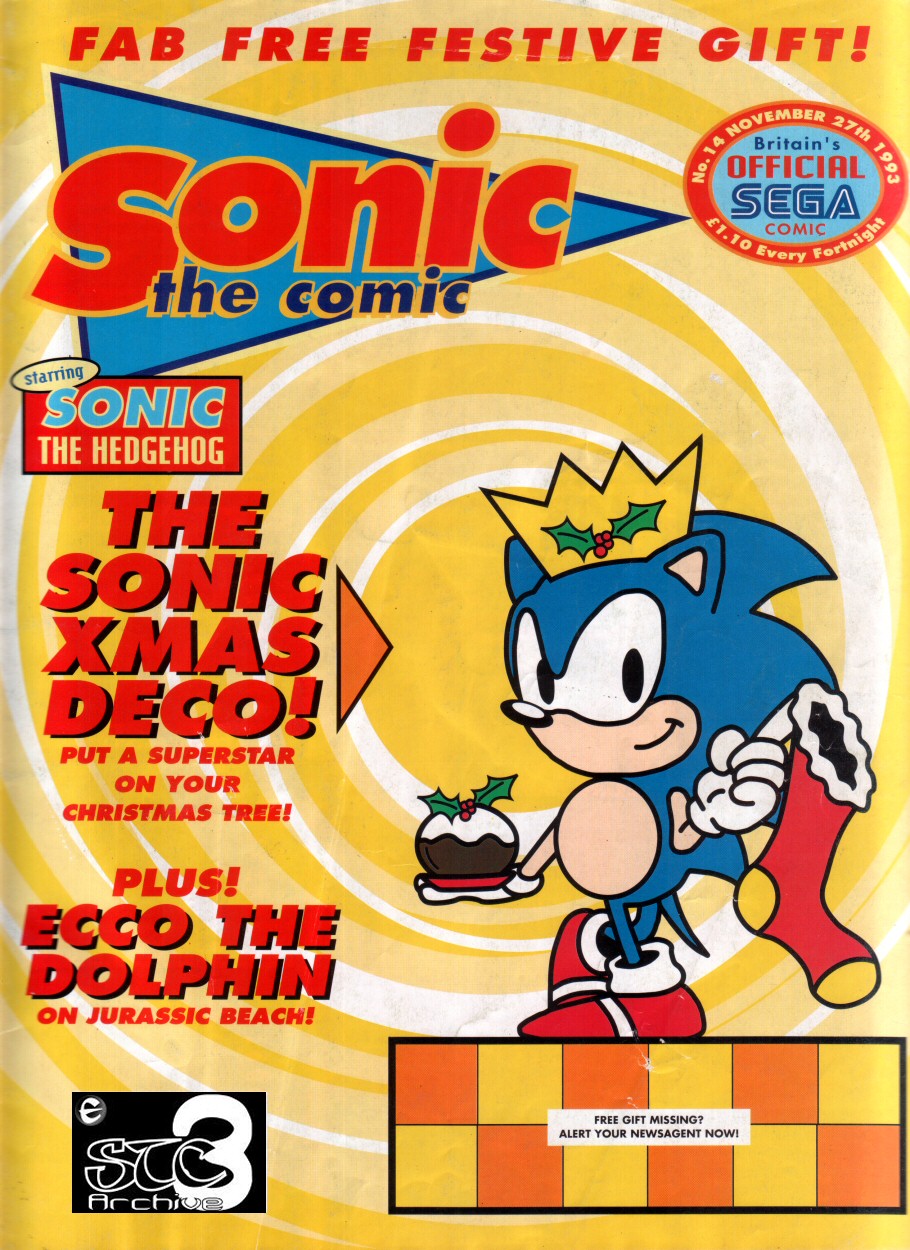 Sonic - The Comic Issue No. 014 Cover Page